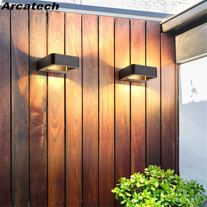 LED Wall Light Outdoor Waterproof Porch Light Garden Lamp Modern Indoor Wall Lamps Living Room Corridor Patio Lighting NR-113